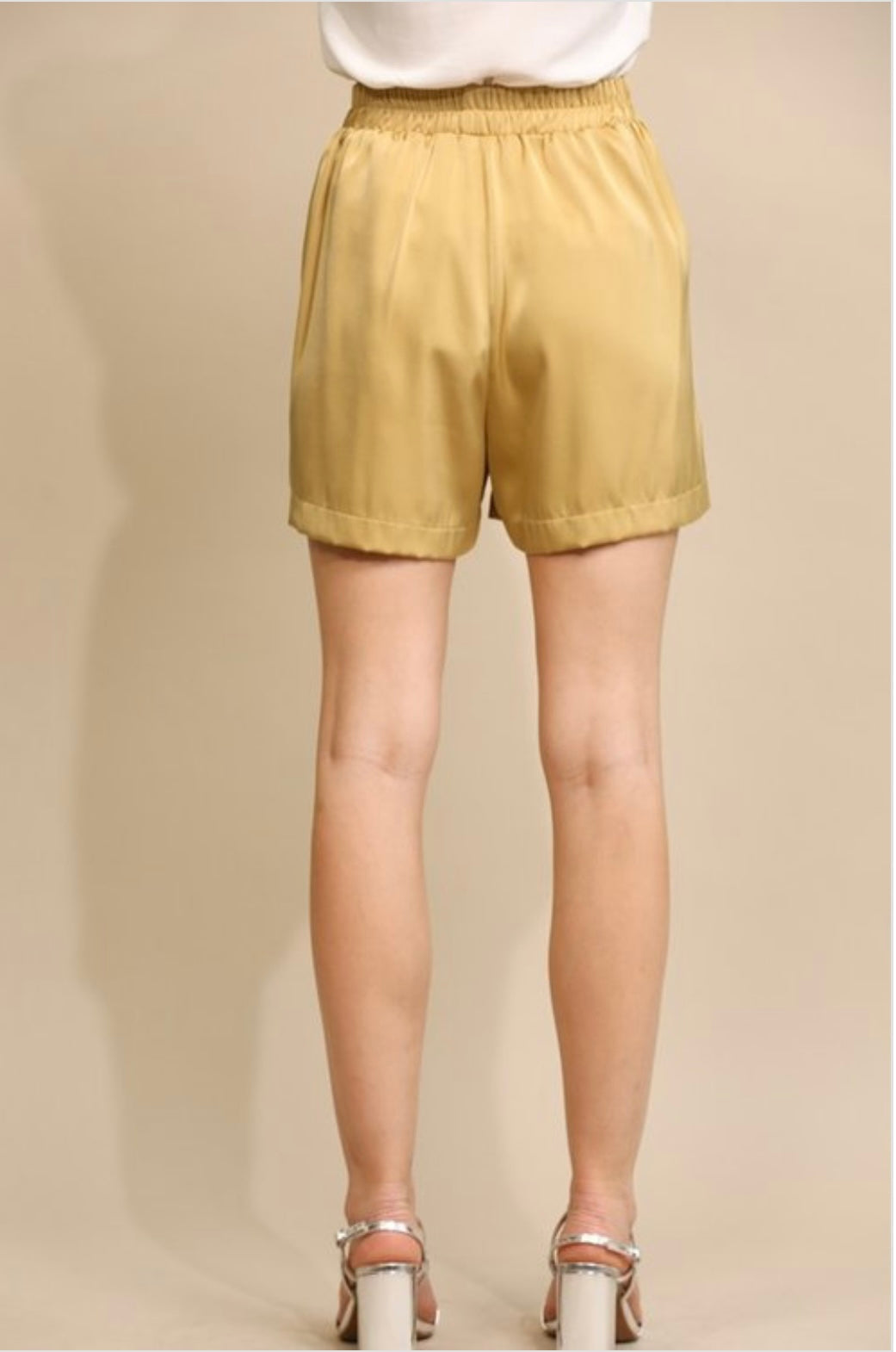 Wendi Satin Shorts - Corinne Boutique Family Owned and Operated USA
