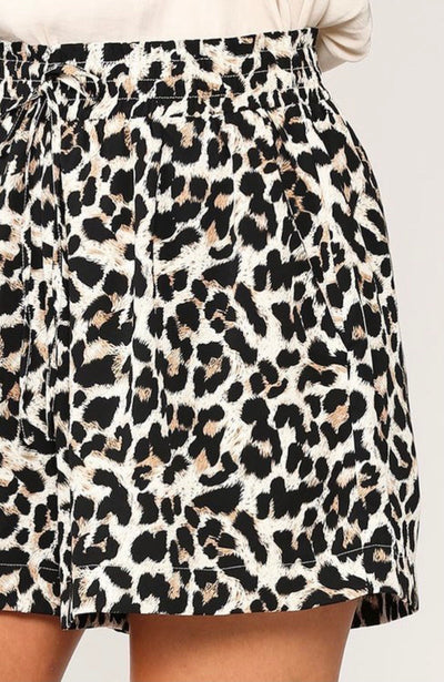 Sheree Leopard Print Shorts - Corinne Boutique Family Owned and Operated USA