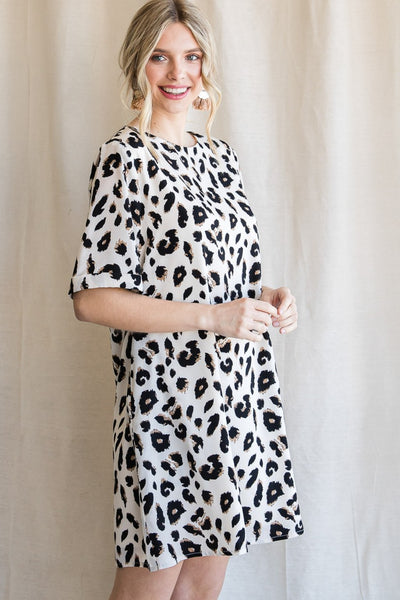 Eliana Animal Print Dress
