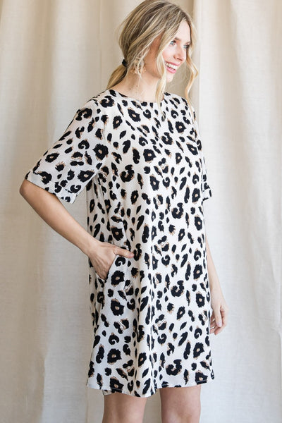 Eliana Animal Print Dress