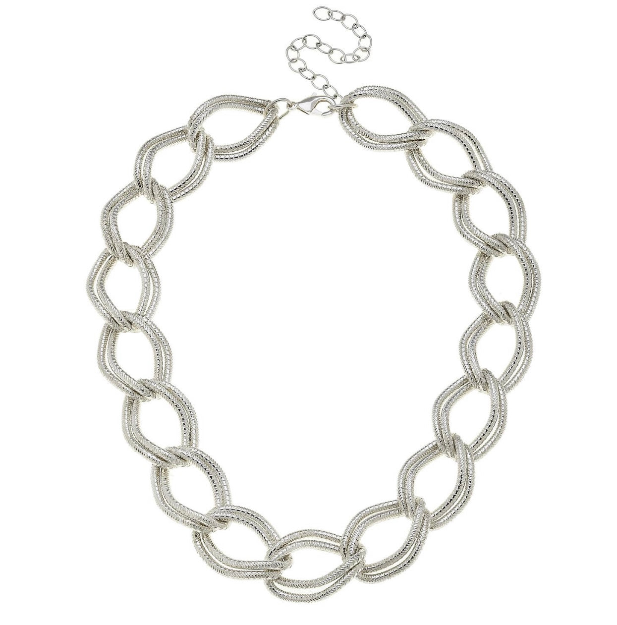 Double Link Chain Necklace By Susan Shaw