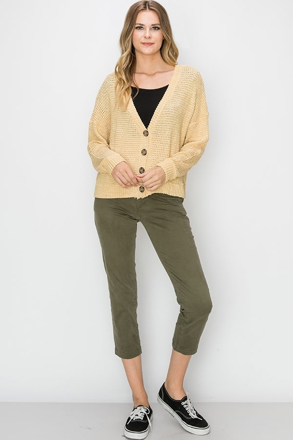 Hannah Loose Knit Oversized Cardigan - Corinne an Affordable Women's Clothing Boutique in the US USA