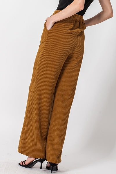Veronica Wide Leg Corduroy Pants - Corinne an Affordable Women's Clothing Boutique in the US USA