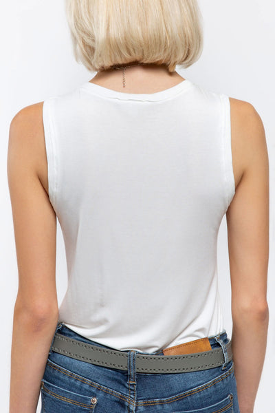 Amber Sleeveless Tank - Corinne an Affordable Women's Clothing Boutique in the US USA
