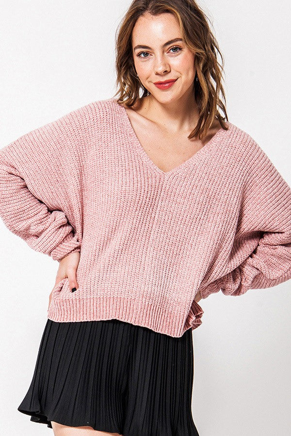 Maxine Chenille Sweater - Corinne an Affordable Women's Clothing Boutique in the US USA