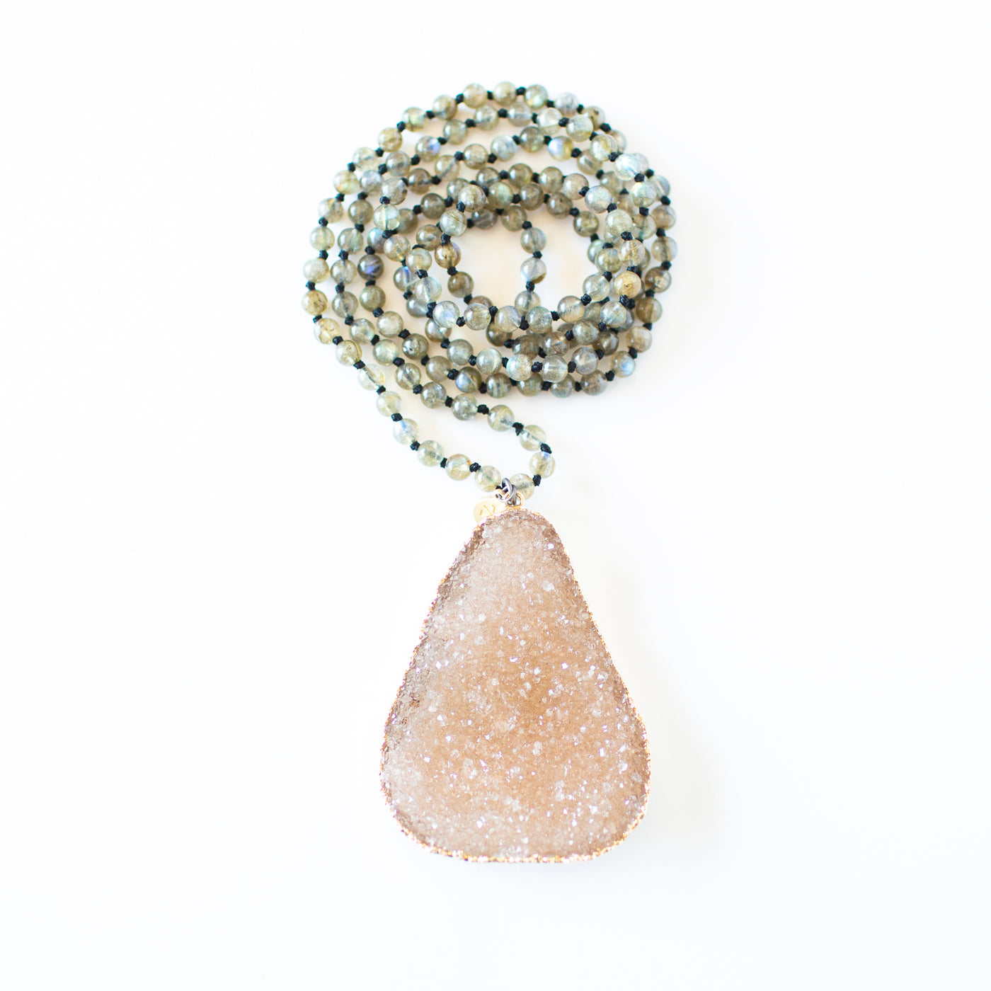 Druzy Quartz Pendant Necklace by Karli Buxton - Corinne an Affordable Women's Clothing Boutique in the US USA
