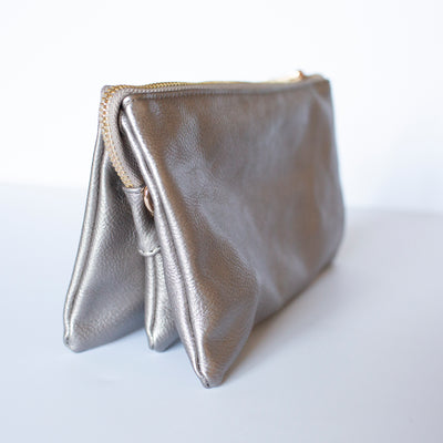 Liz Crossbody - Pewter - Corinne an Affordable Women's Clothing Boutique in the US USA