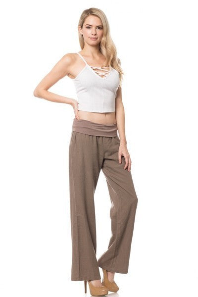 Gia Wide Leg Linen Pants - Corinne an Affordable Women's Clothing Boutique in the US USA