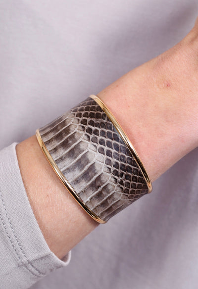 Bennett Croc Print Cuff - Corinne an Affordable Women's Clothing Boutique in the US USA