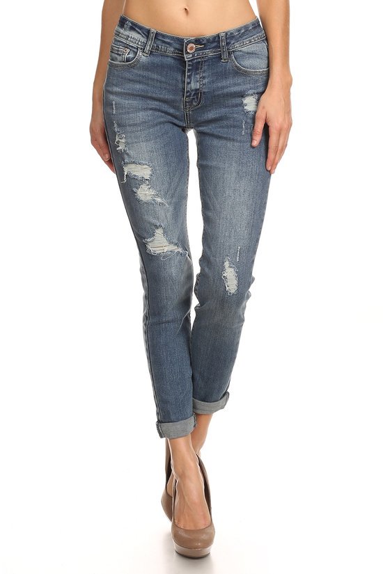 Mellie Skinny Fit Stretch Jeans - Corinne an Affordable Women's Clothing Boutique in the US USA