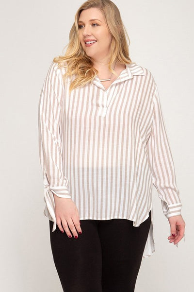 Quinn Striped Top - Corinne an Affordable Women's Clothing Boutique in the US USA