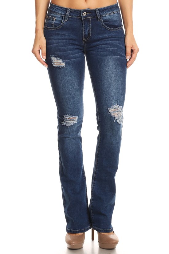 Sadie Boot Cut Stretch Jeans - Corinne an Affordable Women's Clothing Boutique in the US USA