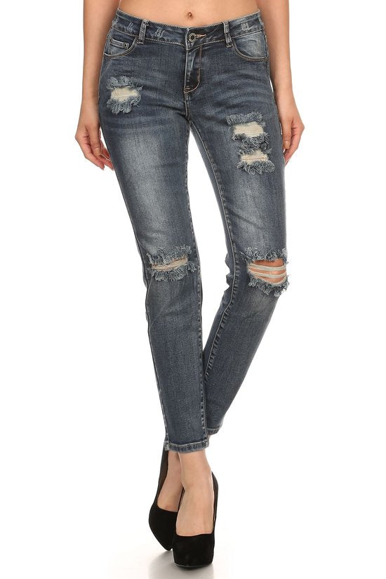 Sammy Skinny Fit Stretch Jeans - Corinne an Affordable Women's Clothing Boutique in the US USA