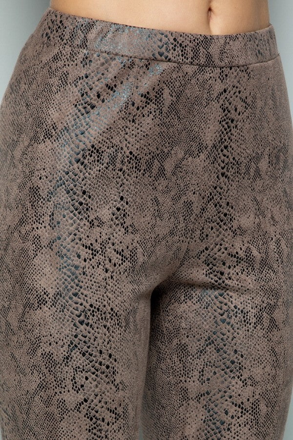 Wendy Super Stretch Snake Skin Pants - Corinne an Affordable Women's Clothing Boutique in the US USA