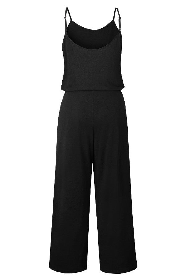 Janna Sleveless Wide Leg Jumpsuit - Corinne an Affordable Women's Clothing Boutique in the US USA