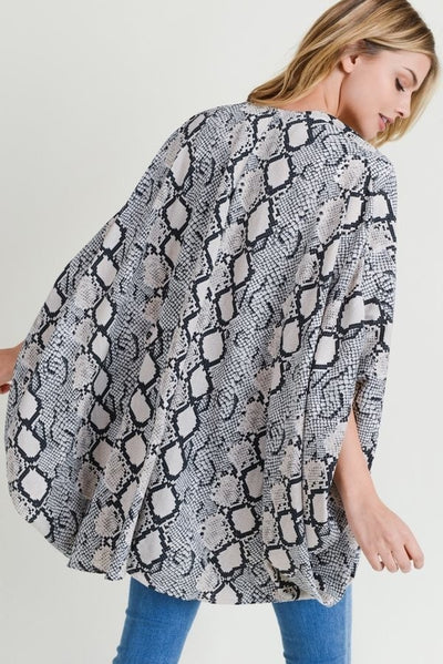 Harley Snake Print Cardigan - Corinne an Affordable Women's Clothing Boutique in the US USA