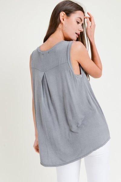 Erin V-Neck Front Tie Top - Corinne an Affordable Women's Clothing Boutique in the US USA