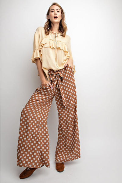 Rene Polka Dot Novi Pants - Corinne an Affordable Women's Clothing Boutique in the US USA