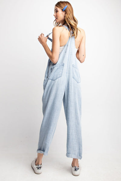 Daniella Lightweight Chambray Jumpsuit - Corinne an Affordable Women's Clothing Boutique in the US USA