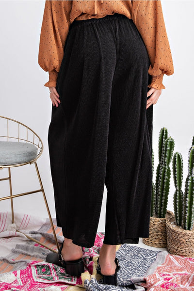Elana Pleated Wide Leg Pants - Corinne an Affordable Women's Clothing Boutique in the US USA