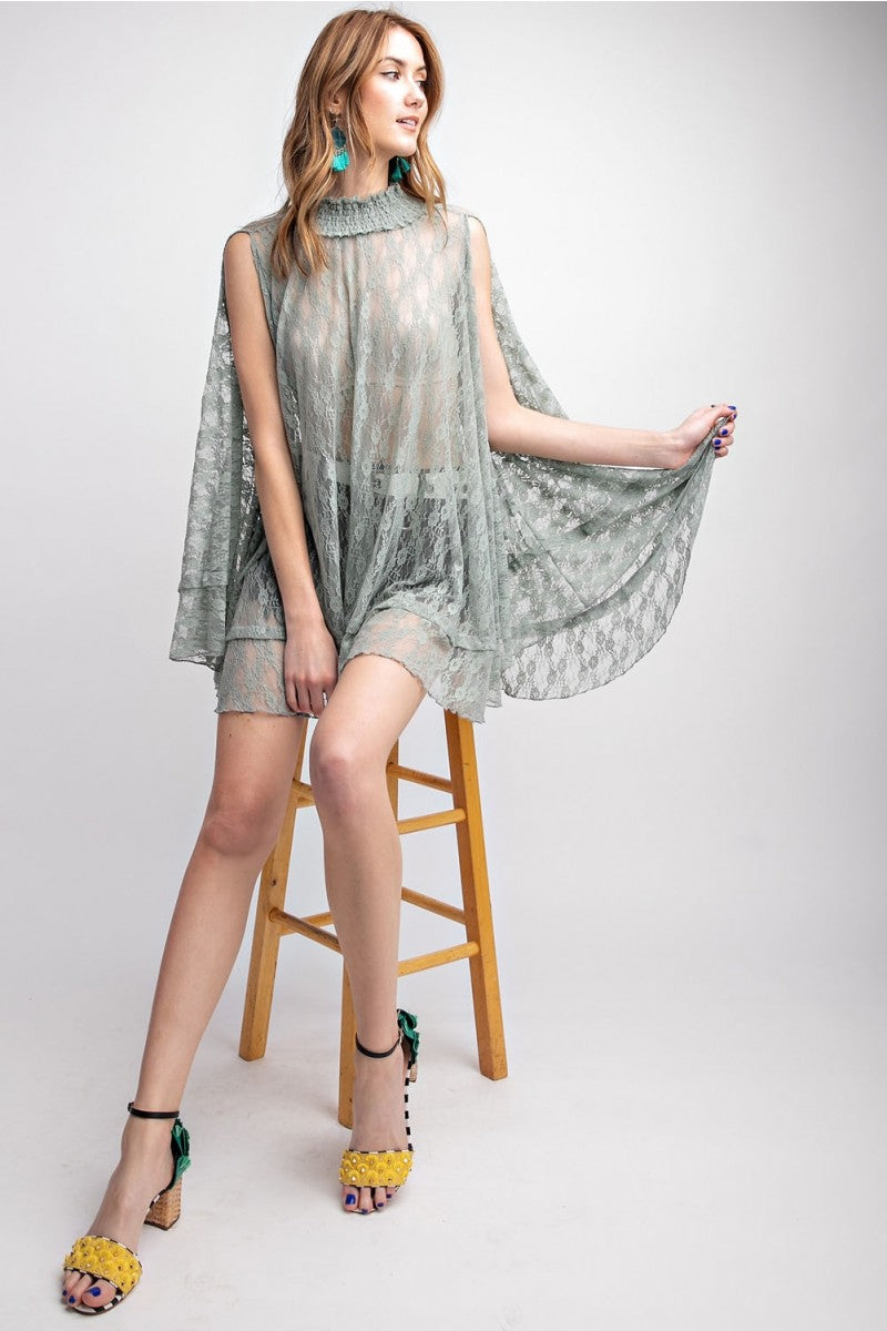 London Lace Tunic - Corinne an Affordable Women's Clothing Boutique in the US USA