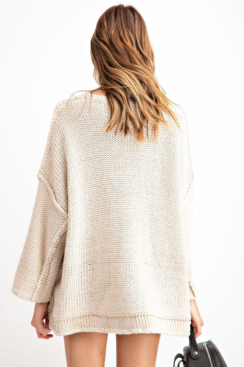 Marcia Dolman Sleeve Oversized Sweater - Corinne an Affordable Women's Clothing Boutique in the US USA