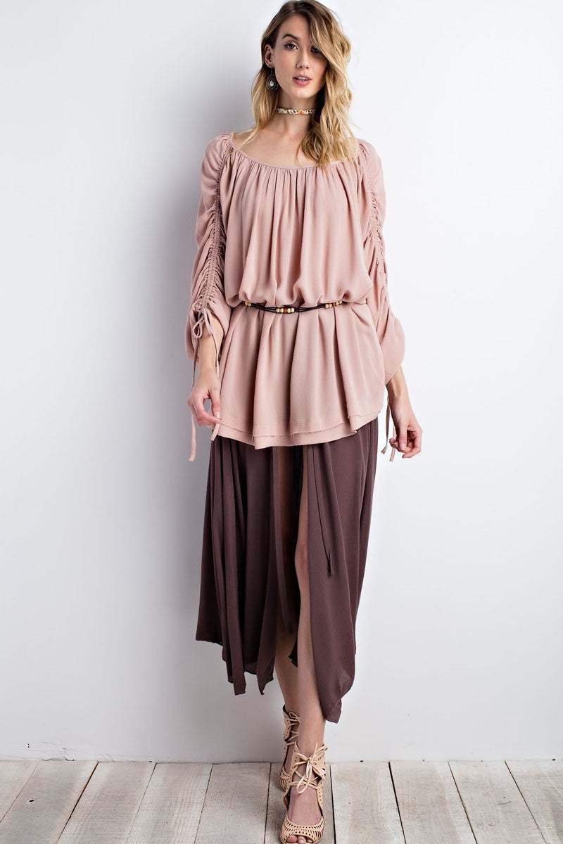 Shirley Oversized Peasant Tunic - Corinne an Affordable Women's Clothing Boutique in the US USA
