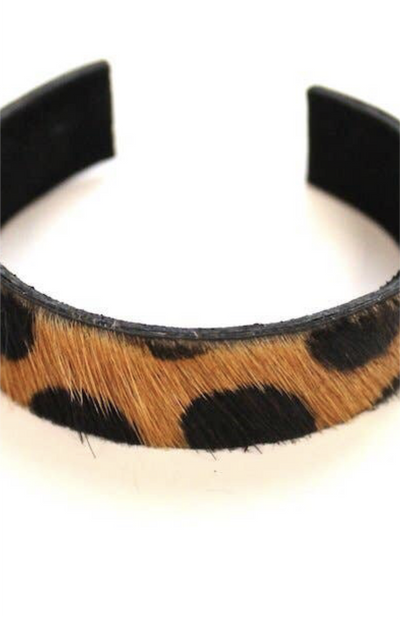 Animal Print Cuff Bracelet - Corinne Boutique Family Owned and Operated USA
