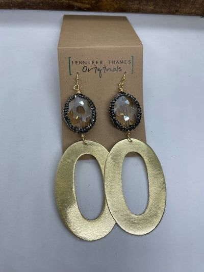 Rossi Earrings by Jennifer Thames - Corinne Boutique Family Owned and Operated USA