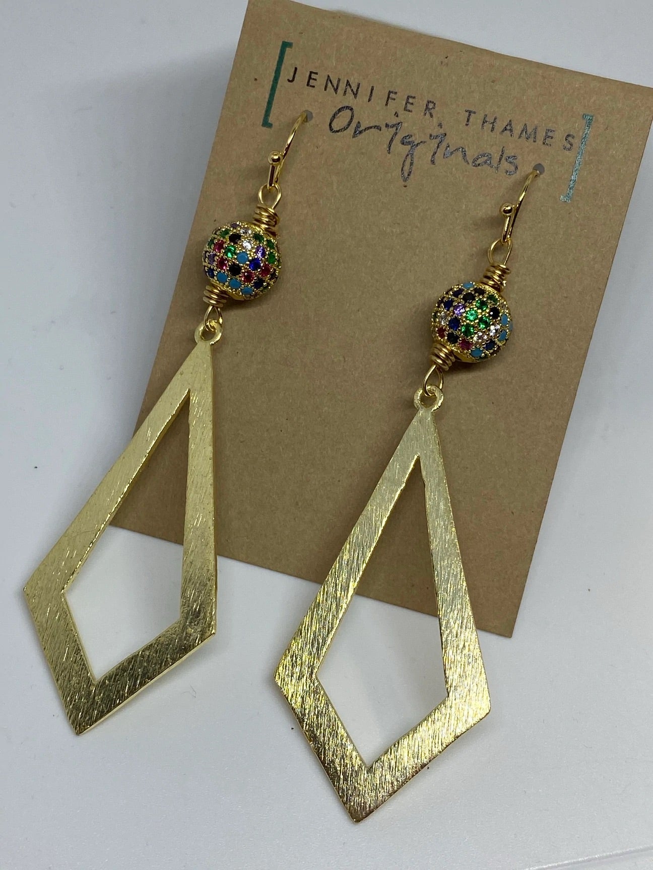 Miley Earrings by Jennifer Thames - Corinne Boutique Family Owned and Operated USA