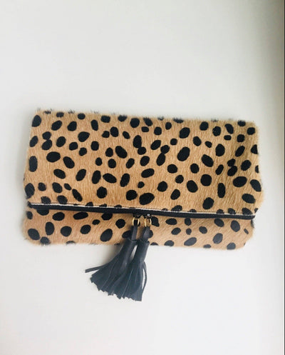 Rowan Fold-over Clutch - Corinne Boutique Family Owned and Operated USA