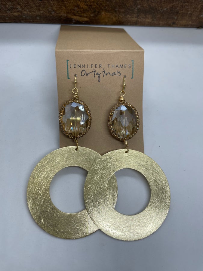 DaiLynn Earrings by Jennifer Thames - Corinne Boutique Family Owned and Operated USA