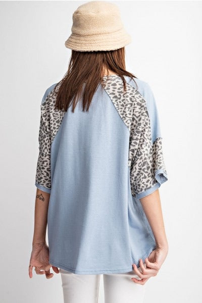 SYDNEY ANIMAL PRINT LOOSE FIT TOP - Corinne an Affordable Women's Clothing Boutique in the US USA