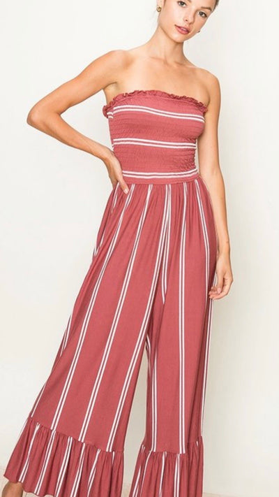 Mika Smock Jumpsuit - Corinne an Affordable Women's Clothing Boutique in the US USA
