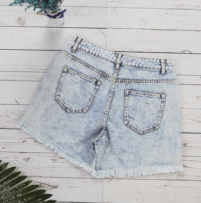 Renee Destroyed Vintage Shorts - Corinne Boutique Family Owned and Operated USA