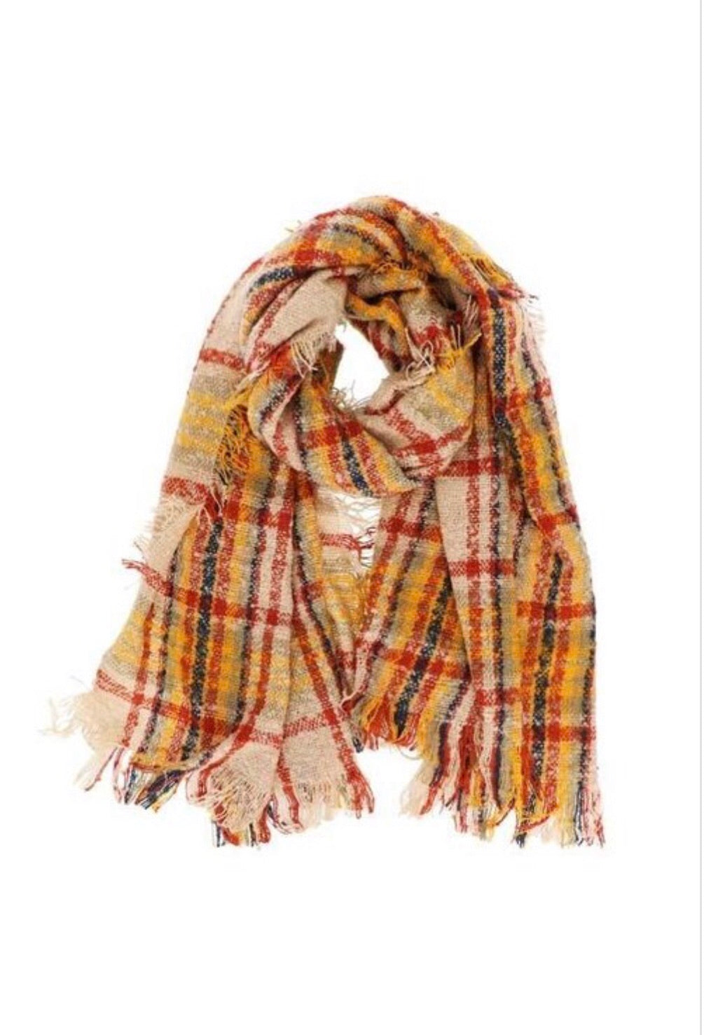 Oblong Fall Scarf - Corinne an Affordable Women's Clothing Boutique in the US USA