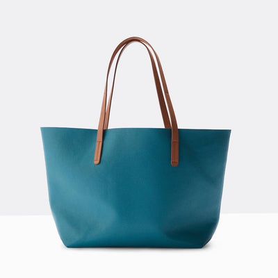 Classic Leather Tote - Corinne Boutique Family Owned and Operated USA