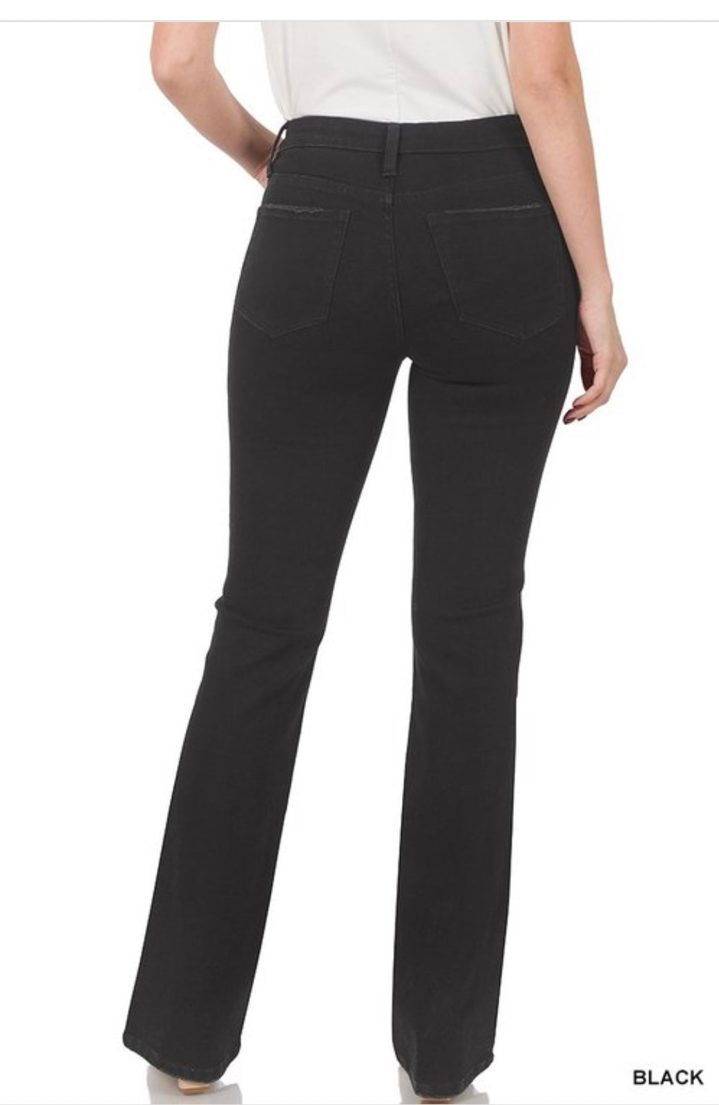 Sally Boot Cut Stretch Jeans - Corinne Boutique Family Owned and Operated USA