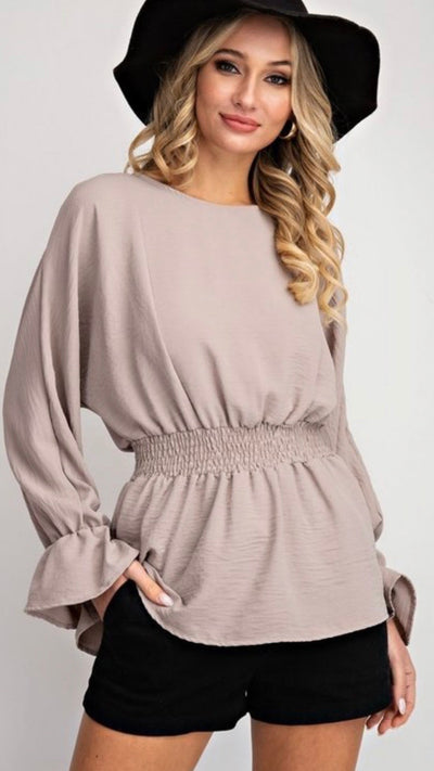 Jodi Dolman Sleeve Top - Corinne an Affordable Women's Clothing Boutique in the US USA