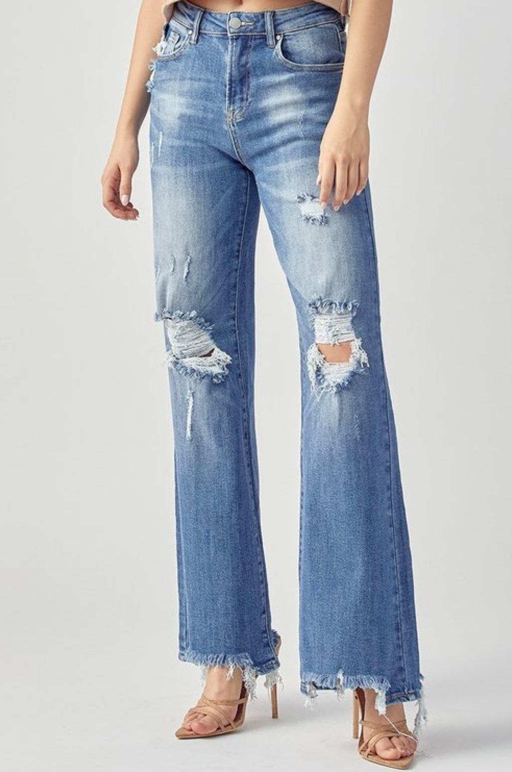 Harley High Rise Dad Jeans - Corinne Boutique Family Owned and Operated USA
