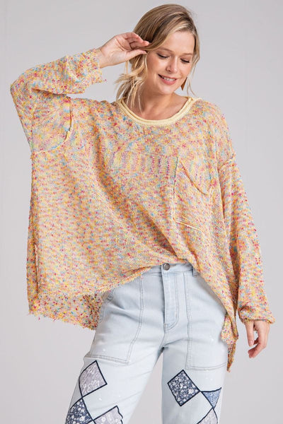Misty Multi Color Sweater - Corinne Boutique Family Owned and Operated USA