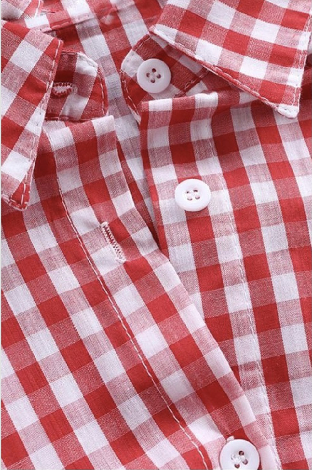Jill Button-Down Plaid Top - Corinne Boutique Family Owned and Operated USA