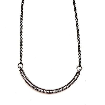 Karli Buxton Pave’ Bar Necklace - Corinne an Affordable Women's Clothing Boutique in the US USA