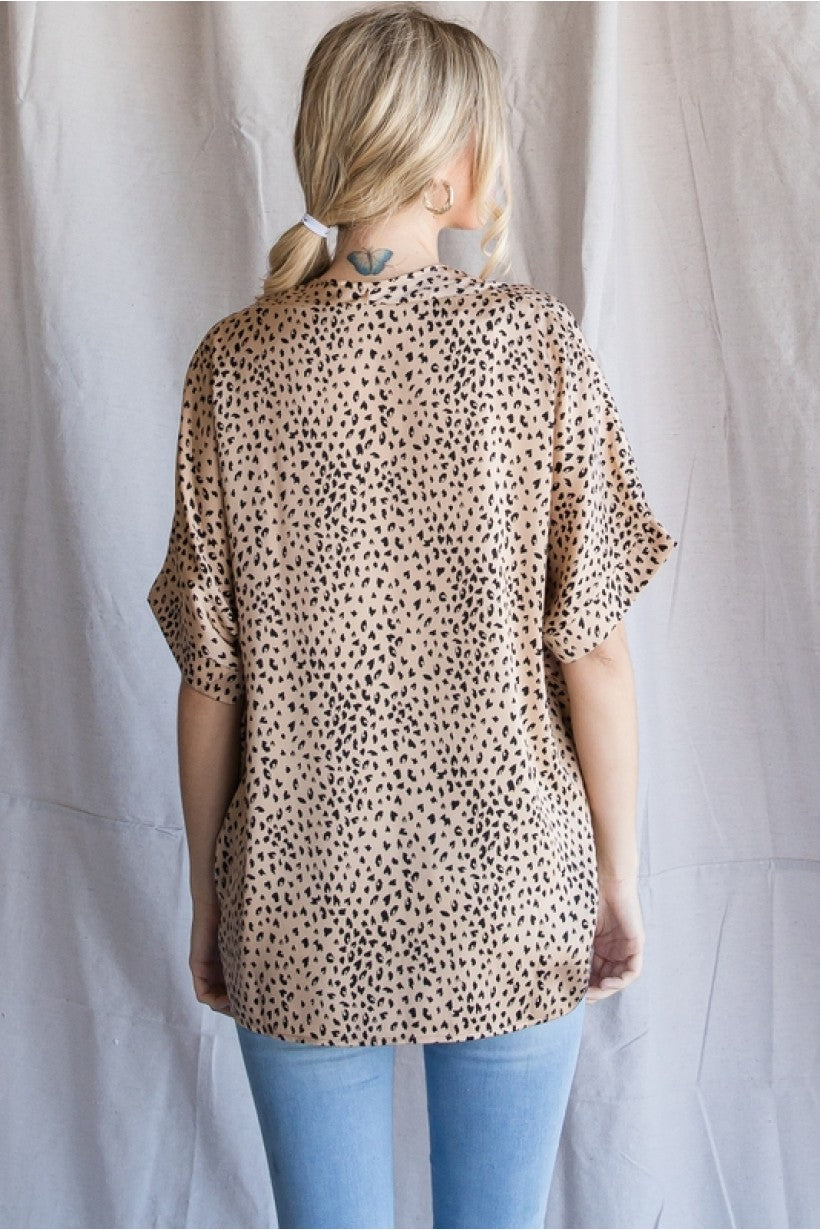 Sadie Satin Top - Corinne Boutique Family Owned and Operated USA