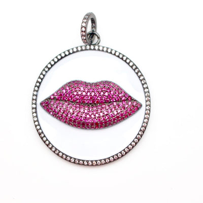 Pave’ Crystal Smooch by Karli Buxton - Corinne Boutique Family Owned and Operated USA