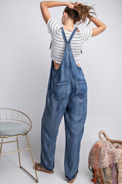 Daniella Lightweight Chambray Jumpsuit - Corinne an Affordable Women's Clothing Boutique in the US USA