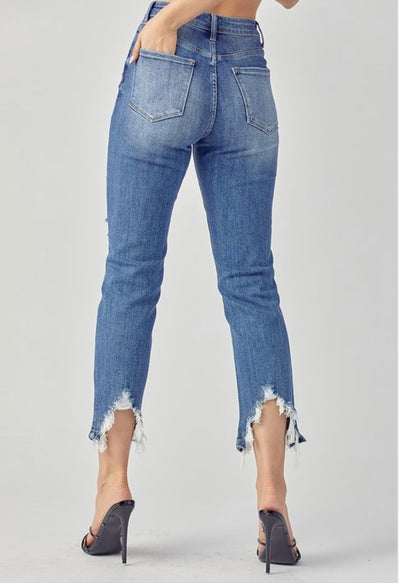 Hannah High Rise Dad Jeans - Corinne Boutique Family Owned and Operated USA