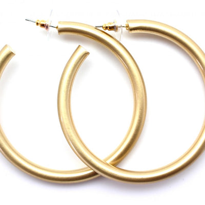 Gold Hoops by Karli Buxton - Corinne Boutique Family Owned and Operated USA