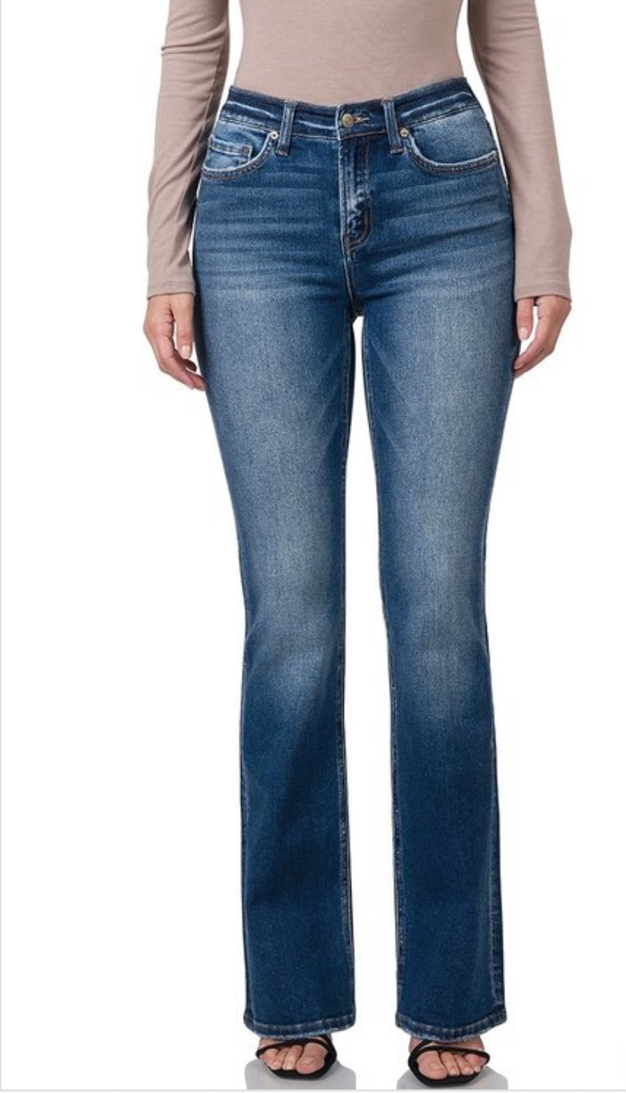 Suzie Boot Cut Stretch Jeans - Corinne Boutique Family Owned and Operated USA