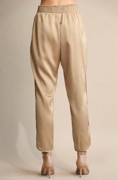 Sierra Satin Pants - Corinne Boutique Family Owned and Operated USA